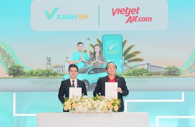 Vietjet hợp tác với Xanh SM, thúc đẩy giao thông bền vững giữa Việt Nam-Indonesia